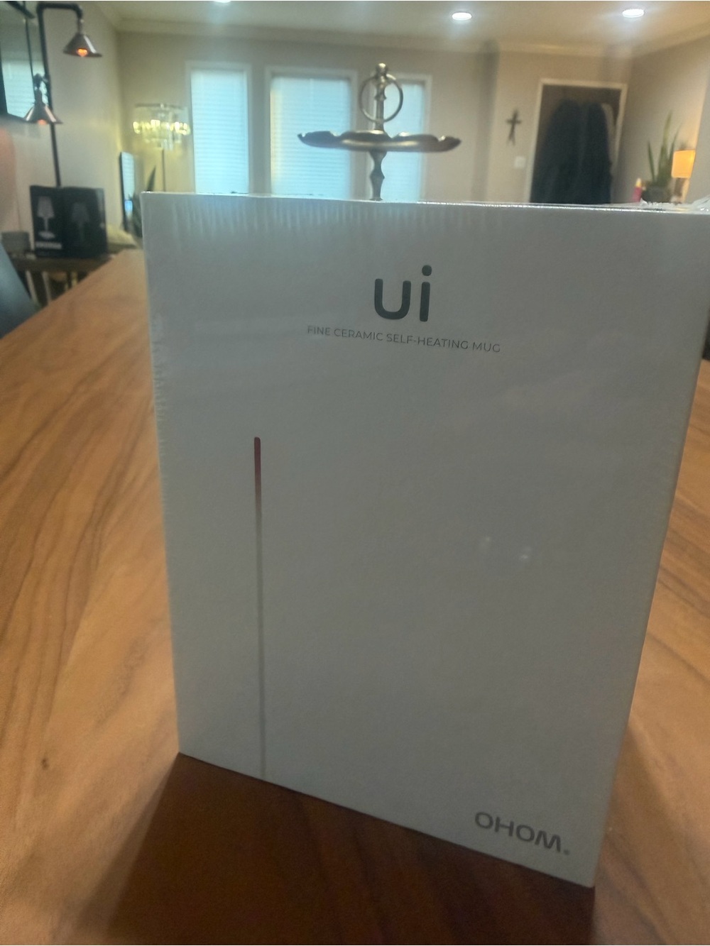 Sealed/Unopened. UI Fine Ceramic Self-Heating Mug - White
